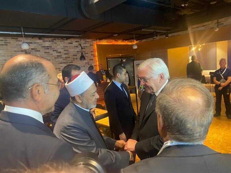 Imam Besar Al Azhar Bertemu Presiden Jerman di Berlin, Ini yang Dibicarakan